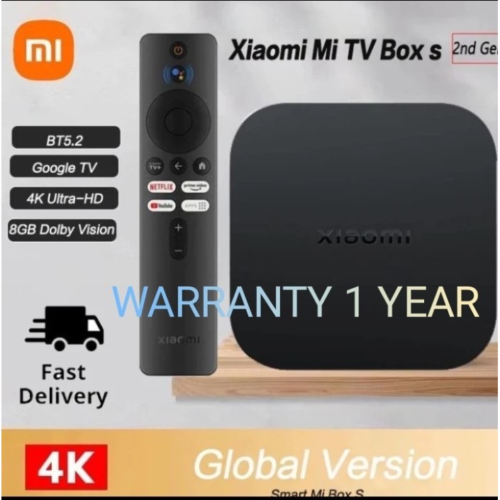 xiaomi tv box s 2nd gen2 android tv box