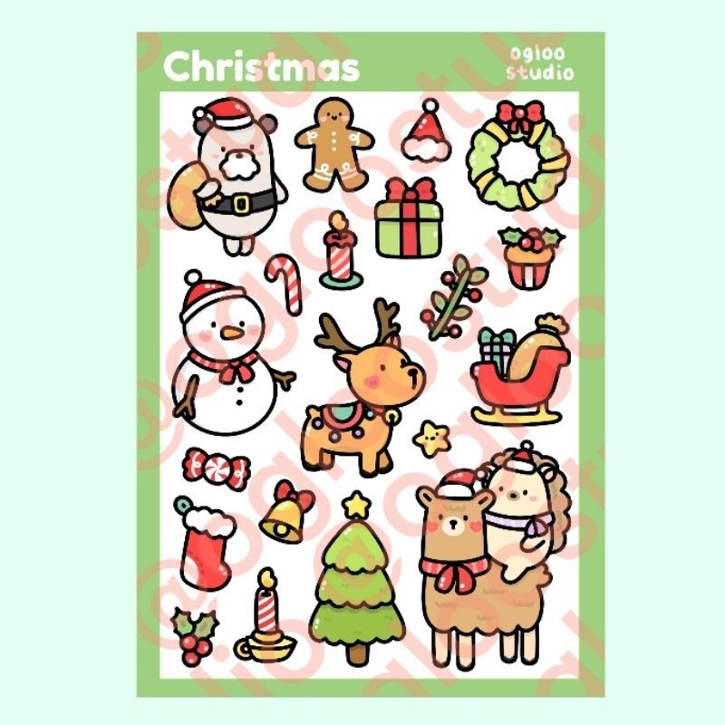 

Christmas Stickersheet