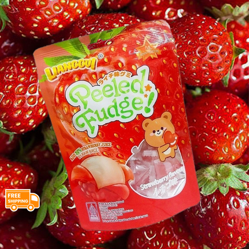 

[Hampers/Gift] [HALAL] LIANGGUI SOFT CANDY MANGO&ORANGE&STRABERRY Permen Lunak Rasa Buah Buahan Permen Viral best Seller