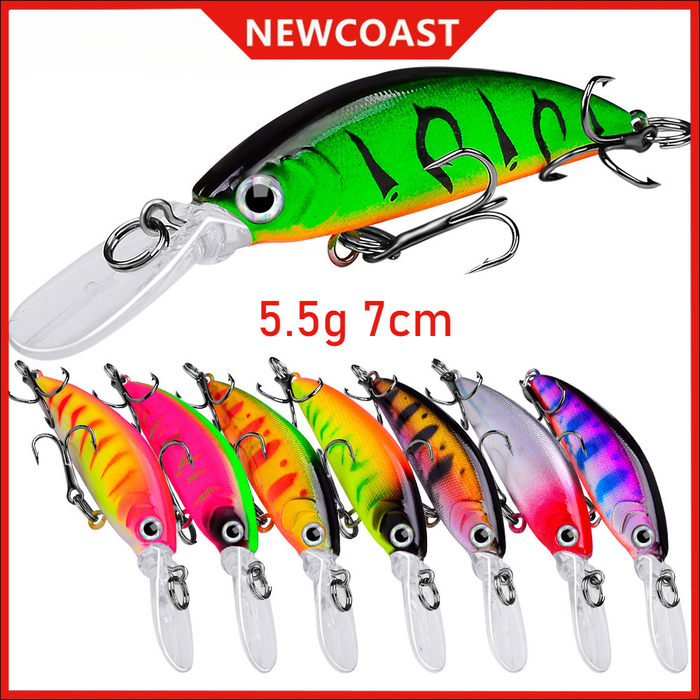 Newcoast Umpan Minnow Casting Sinking 5.5g 7cm Umpan Ikan Lure Mini Proberos 5 Gram Deep Ultralight 