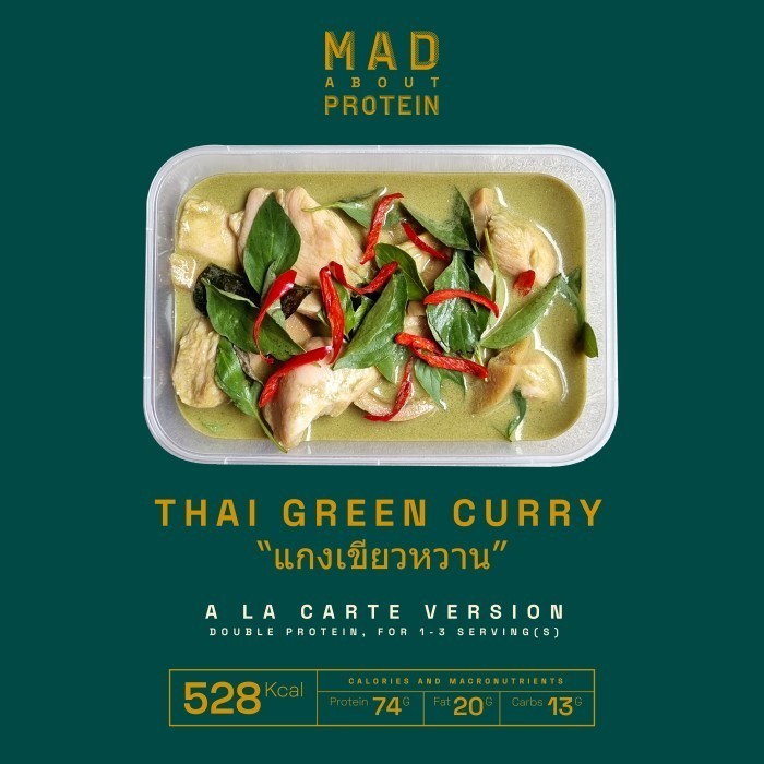 

[ALA CARTE] Thai Green Curry - MAD ABOUT PROTEIN Frozen Mealprep