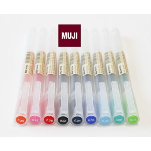 

[Terbaru] Muji Gel Ink Pen 0.38mm - pulpen - ballpoint - Red