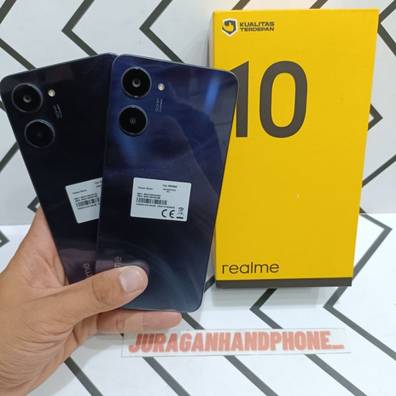 Realme 10 Ram 8/256GB Hp Second Seken Bekas Fullset