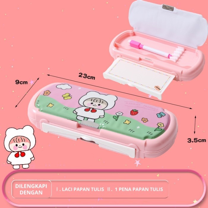 

[Promo] Tempat Pensil Multifungsi Motif Untuk Anak Kotak Pensil Pola Kartun - Gadis