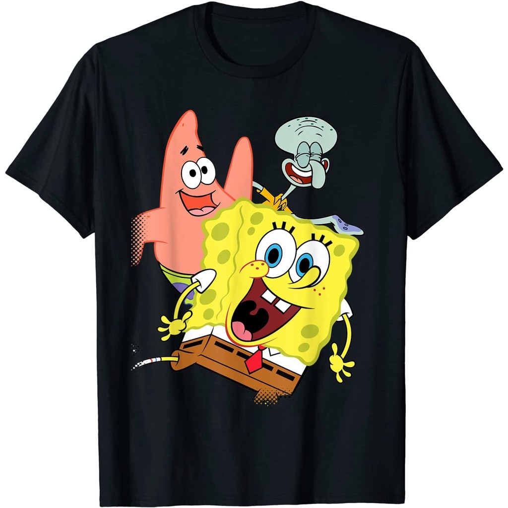 Kaos Anak SpongeBob SquarePants Patrick,Squidward,Spongebob T-Shirt Fashion Baju Atasan Anak Laki La