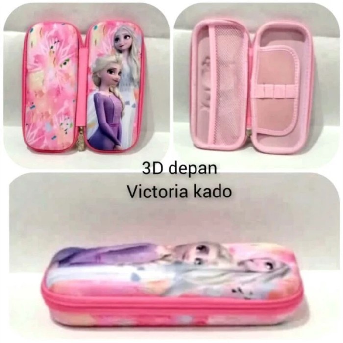 

[Best] Tempat Kotak Pinsil Pensil Pencil Smiggle Smiggie Timbul - frosen kecil