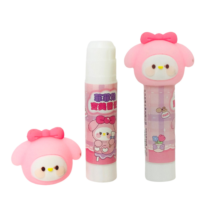 

Glue Stick Impor XP-2930 Bunny Lem Stik Import Karakter Anak Lucu Bunny Perekat Kertas– Satuan SHABQ