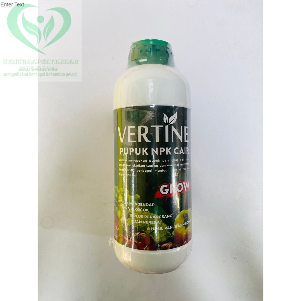 TERLARIS Pupuk npk cair VERTINE GROW isi 1 liter dari cv.MITRA TANI