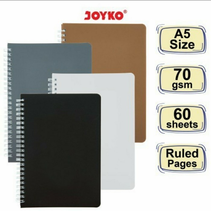 

Buku Tulis Catatan Bergaris / Ruled Joyko Notebook A5 NB-690