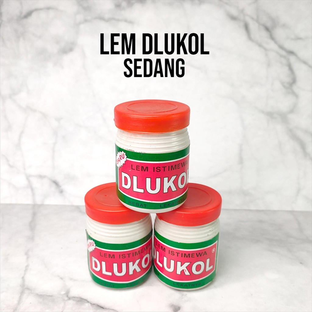 

1pc Lem colek DLUKOL MEDIUM / lem kertas / lem serbaguna / lem murah DLUKOL