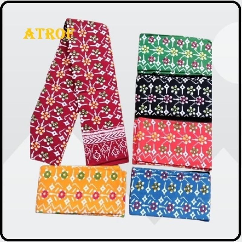 Sabuk jadi Cinde - Stagen Cinde - Sabuk / Lontong - Motif Cinde Warna Lengkap