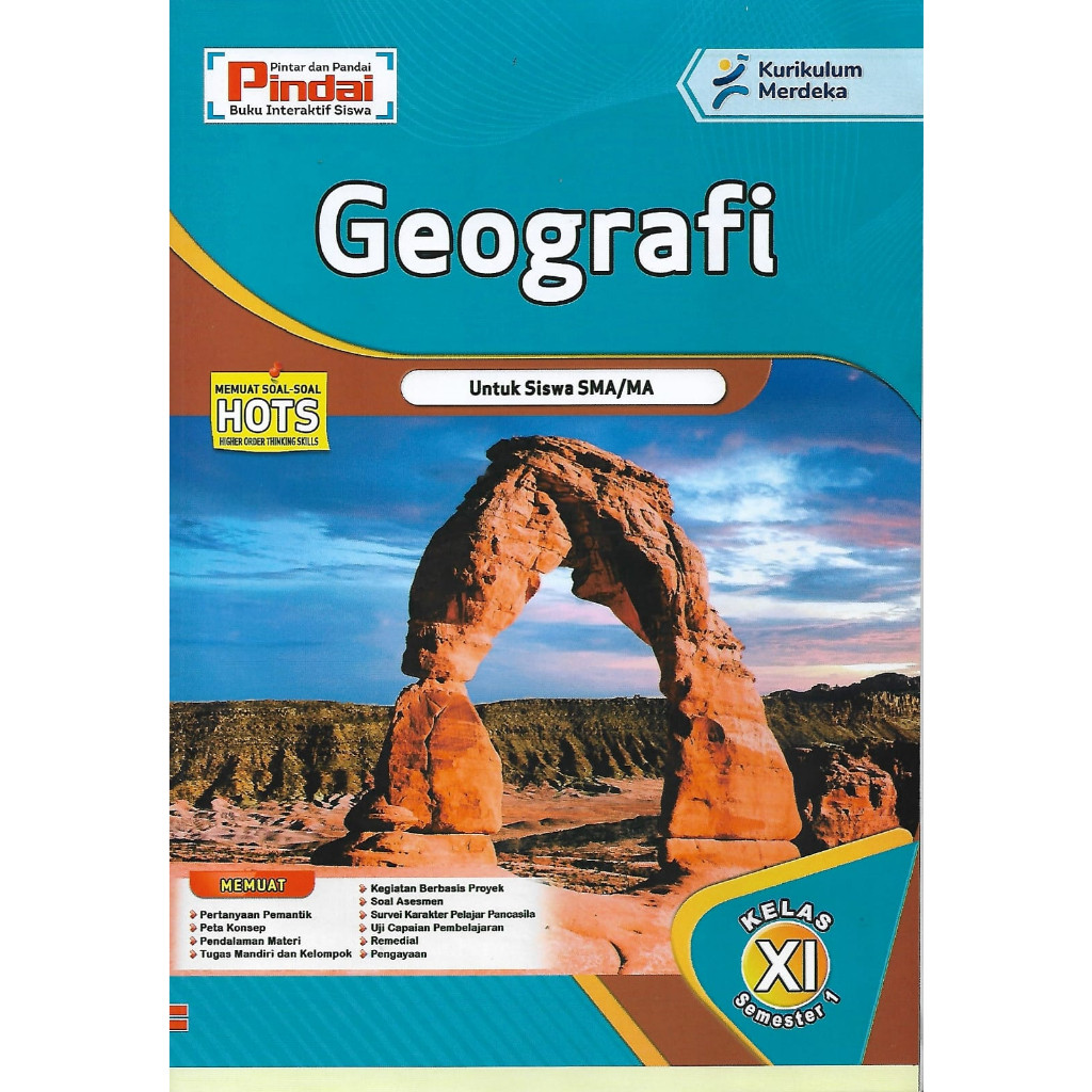 

Buku LKS Geografi kurikulum Merdeka Kelas 11 SMA/MA Semester 1