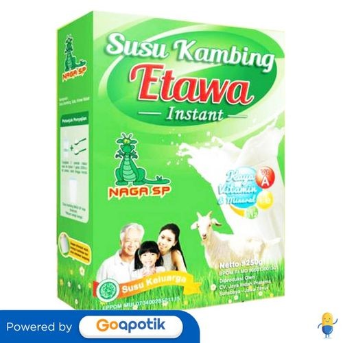 

Naga Sp Susu Kambing Organik 250 Gram