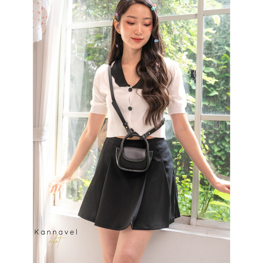 KANNAVEL ECLAT - Aurelie Sling Bag / Mini Hand Bag / Tas Wanita Korean Style PU