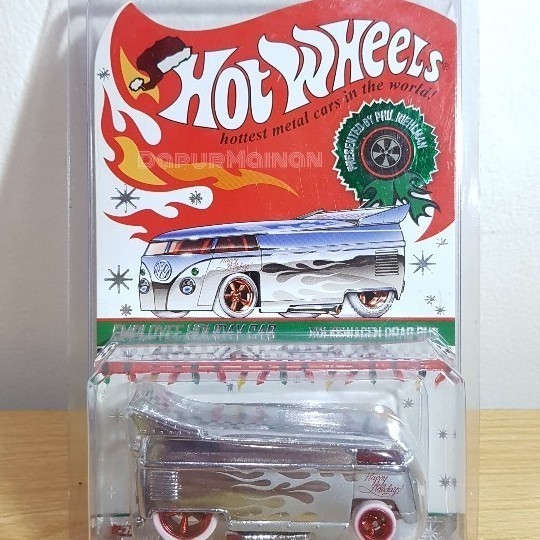 Hot Wheels VW Drag Bus Employee 2009 Mattel Christmast