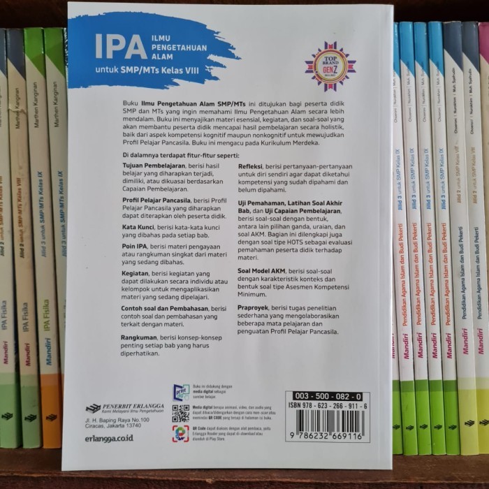 

OBRAL Buku SMP IPA Kelas 8 Kurikulum Merdeka Erlangga