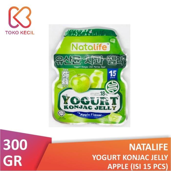 

Natalife Yogurt Konjac Jelly Apple (Isi 15 Pcs) 300gr