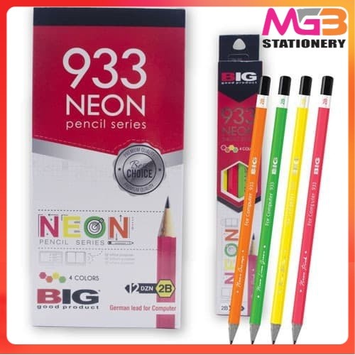 

Pensil 2B BIG 933 Neon - MTKS