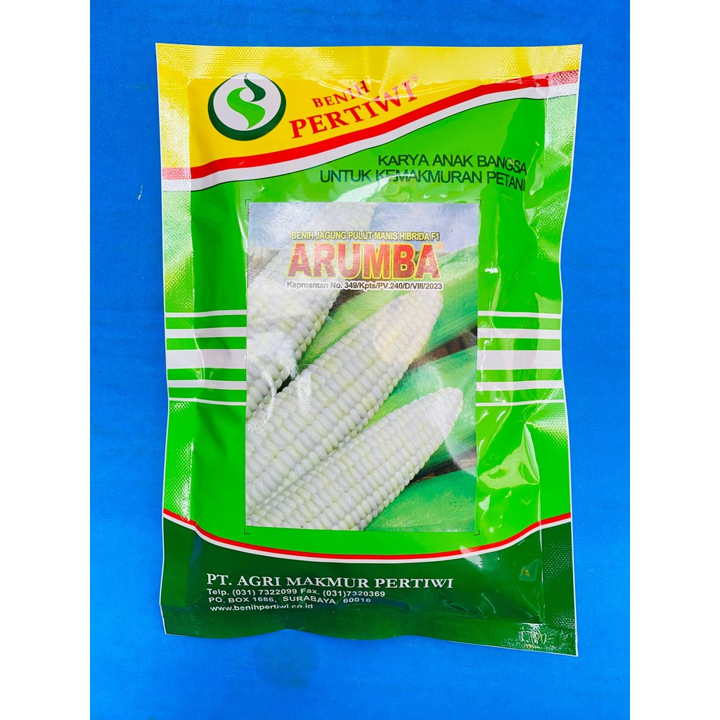 Benih jagung manis pulut ARUMBA jagung putih hibrida f1 isi 250gr dari PERTIWI