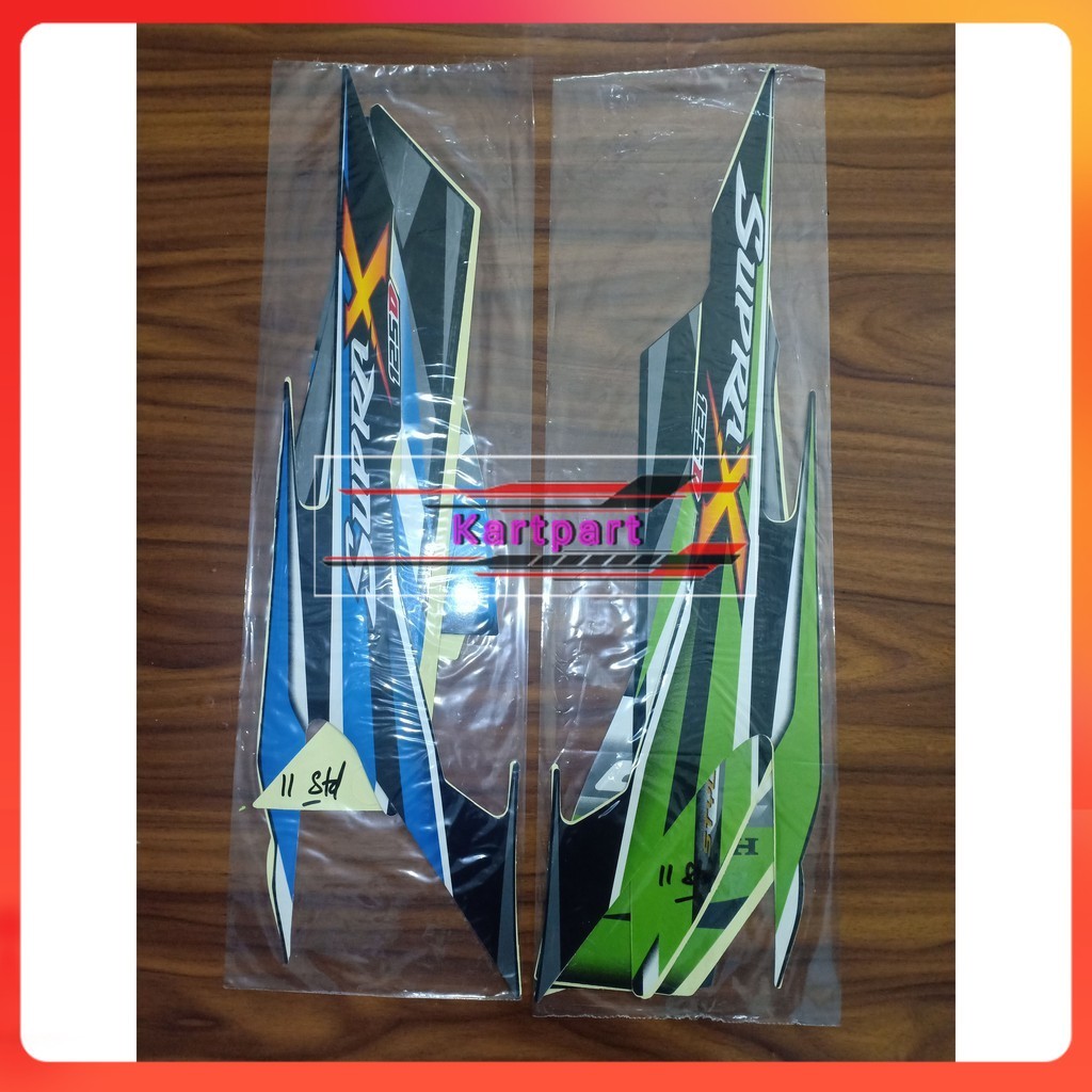 Striping sticker Honda Supra X 125 D 2011