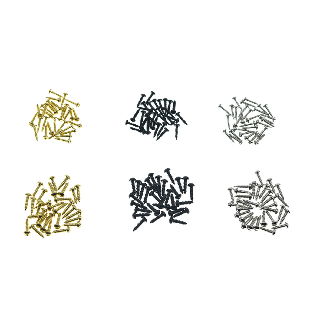 30x Stainless Steel USA #2 & #3 x 3/8" Phillip Guitar Bass Tuning Machine Head Screws Tuning Keys Sc