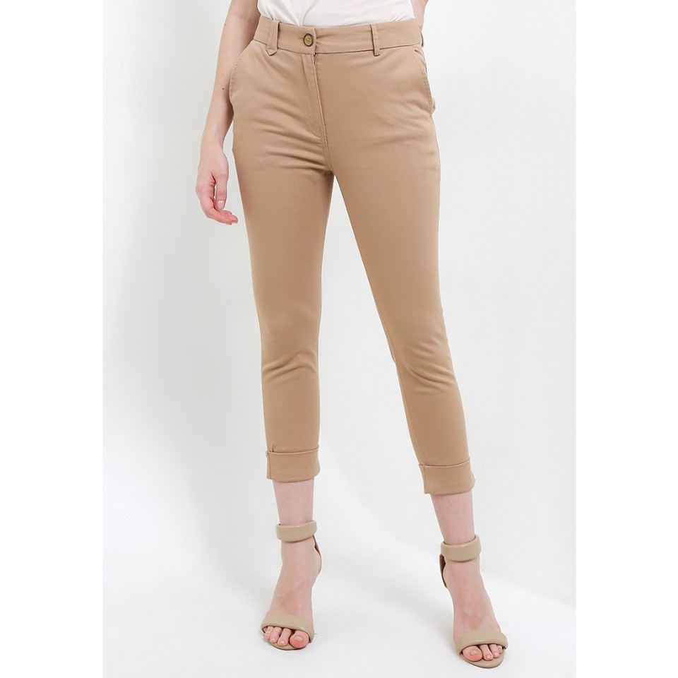 White Mode Jacklyn Long Pants - Pakaian Wanita Celana Cewek