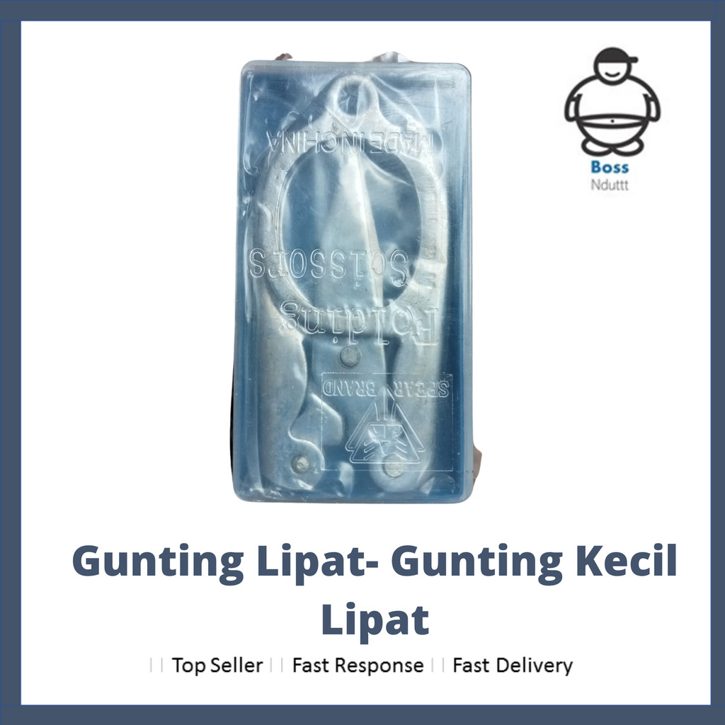 Gunting Lipat- Gunting Kecil Lipat