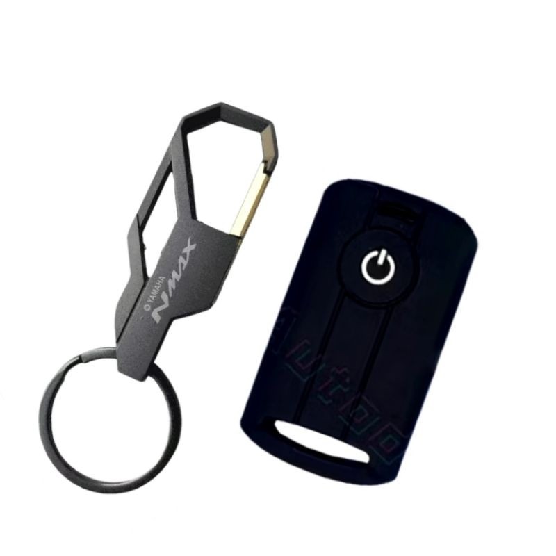 Paket Gantungan Kunci Nmax Turbo Dan Cover Silikon Remot New Nmax Turbo