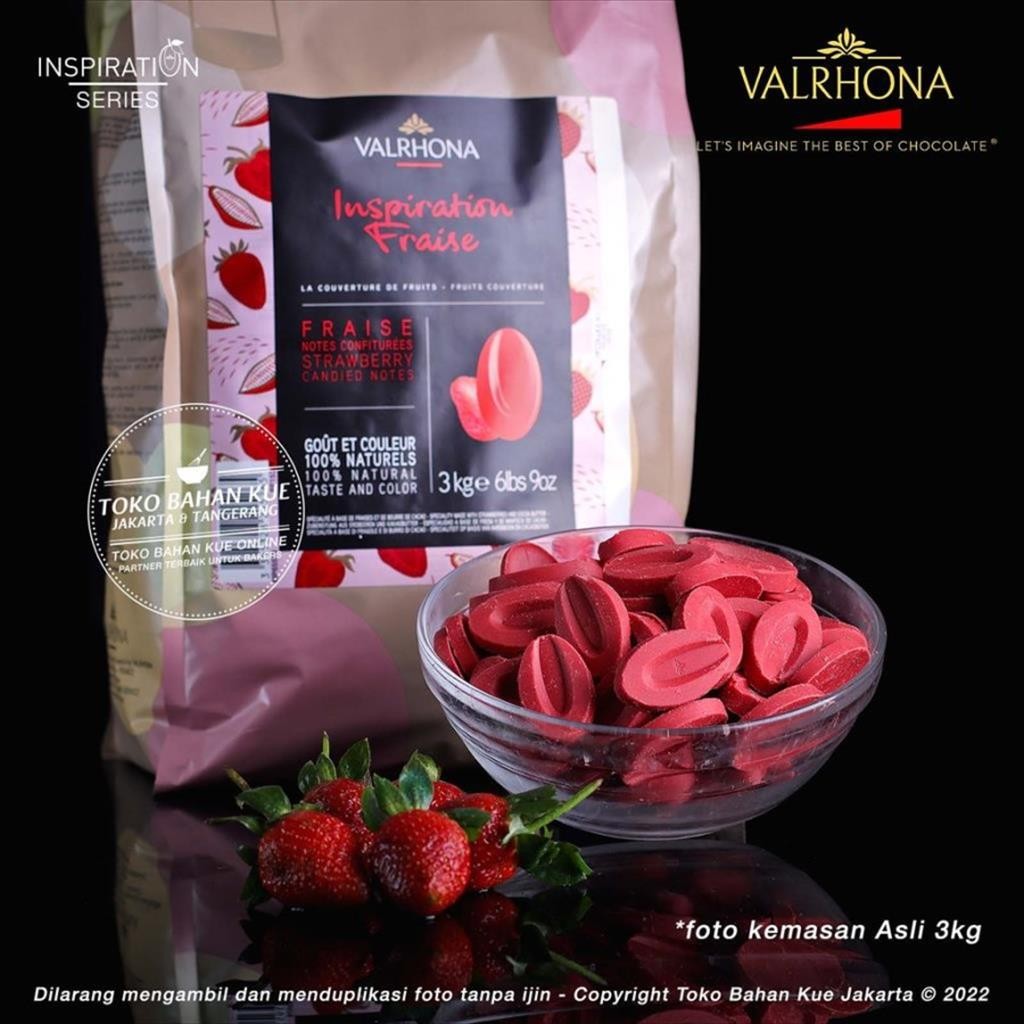 

Valrhona Fraise Strawberry Inspiration 1kg Chocolate Couverture