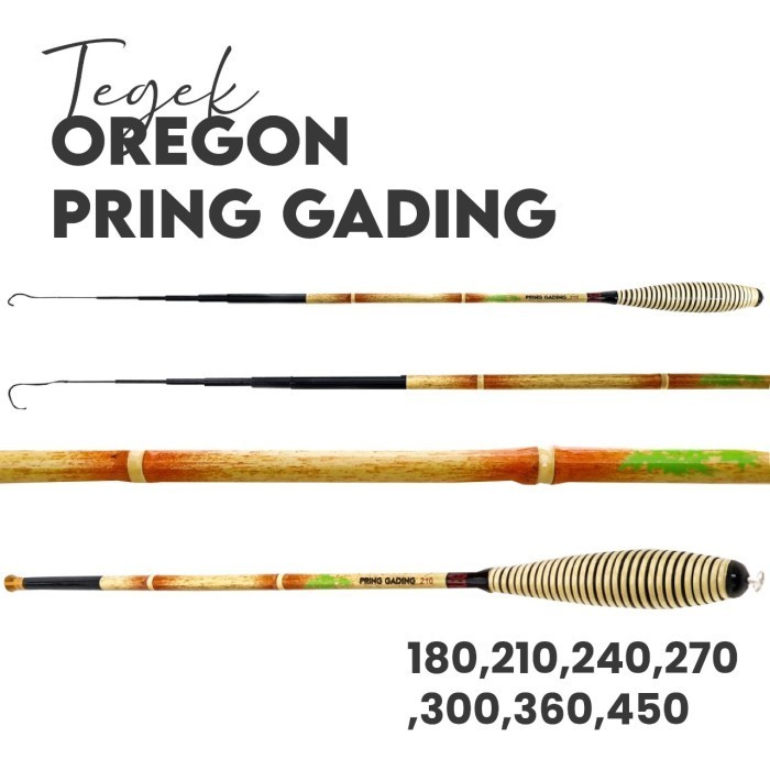 Joran Tegek Oregon Pring Gading Micro Fishing Tanago - Gading 450