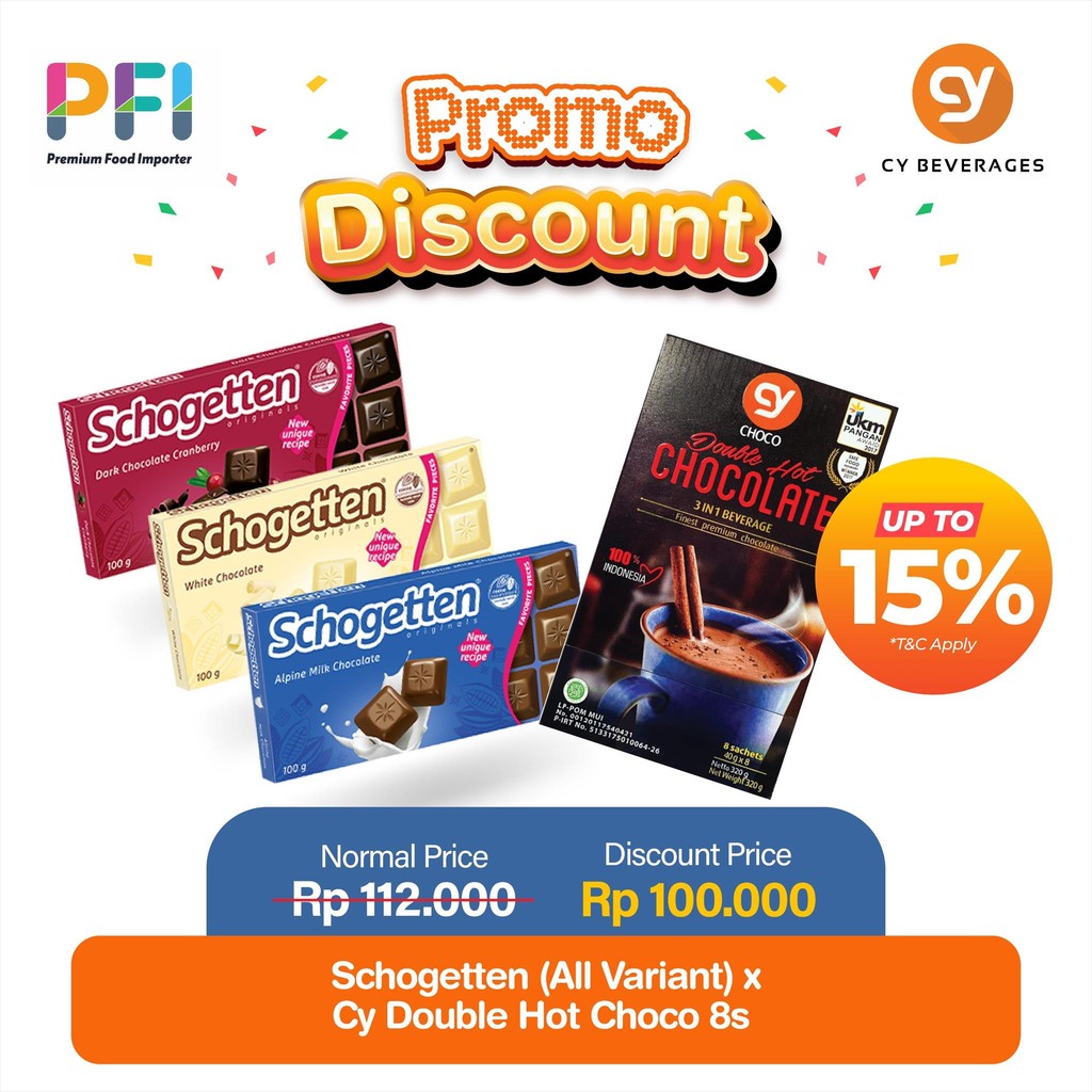 

Promo Bundling CY Choco Box 8s X Schogetten White Chocolate