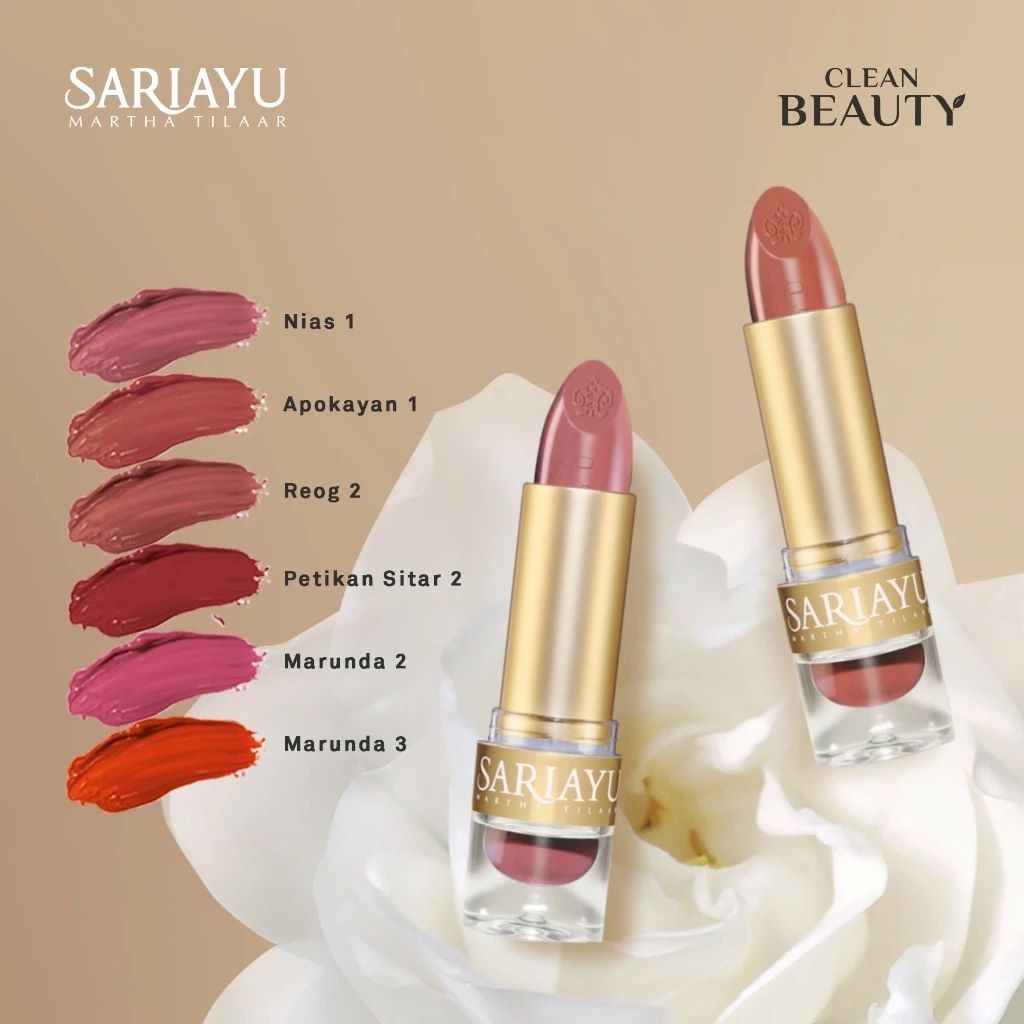 RB Sariayu Lipstick Moisturizer Gold