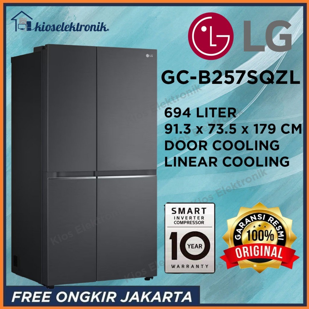 Kulkas LG GC-B257SQZL Kulkas Side by Side LG GC-B 257 SQZL gcb257sqzl