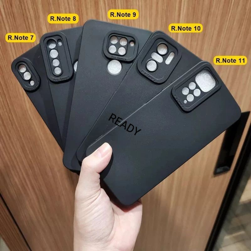 SoftCase Macaron Full Black Xioami Redmi Note 7 Redmi Note 7 Pro Redmi Note 8 Redmi Note 9 Redmi Not