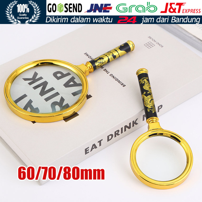 

Kaca Pembesar Motif Naga Dragon / Handheld Magnifier / Premium Magnifier Glass