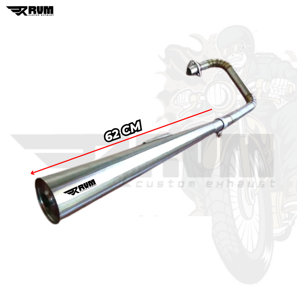 Knalpot Binter Merzy Stainless Logo Merzy Fullsystem