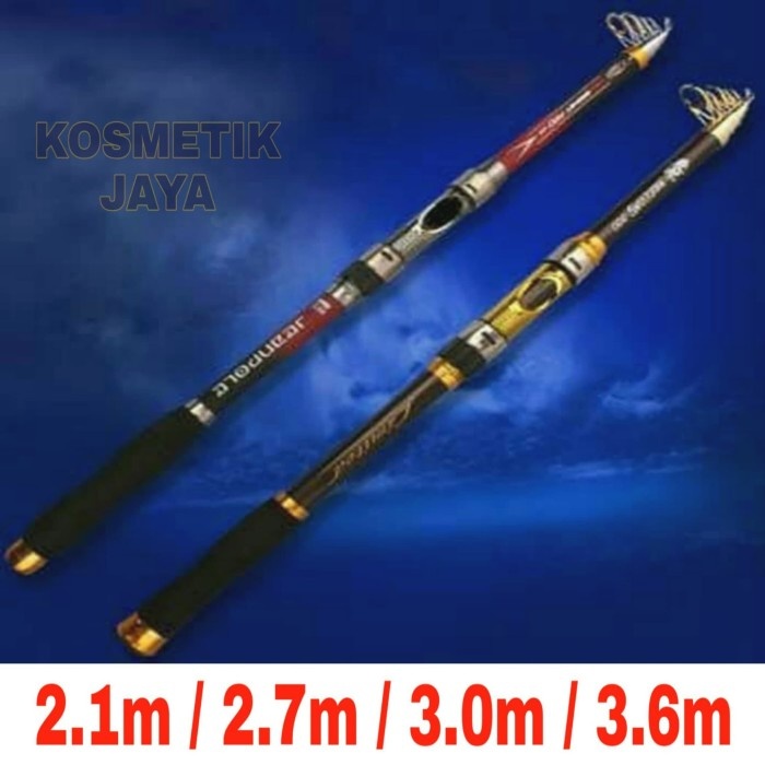 Joran Pancing professional 20kg laut Ikan Besar 5 segments 2.1m - joran 3.4m