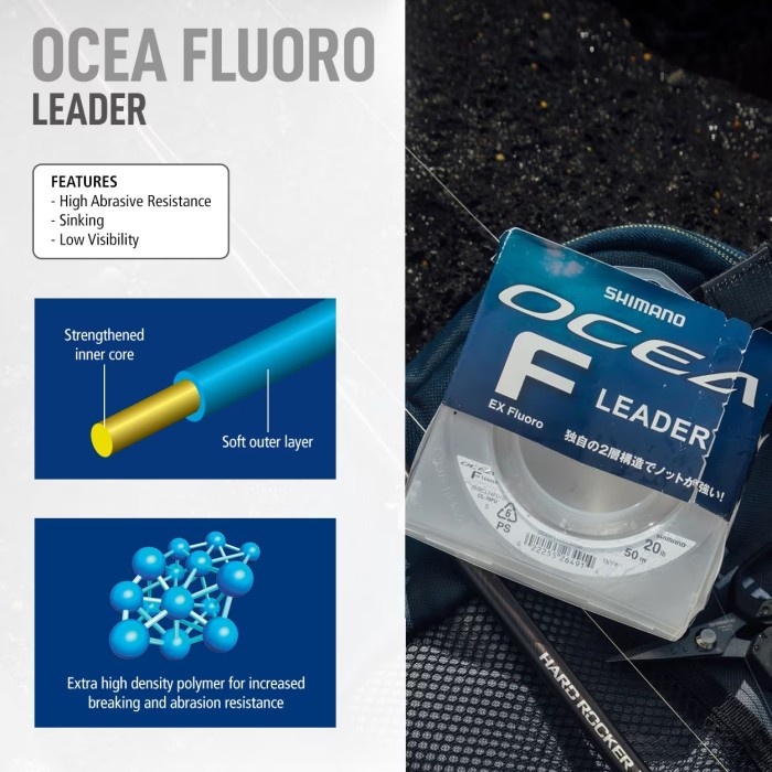 Shimano Ocea EX Fluorocarbon Leader Senar Leader Pancing - #4lb