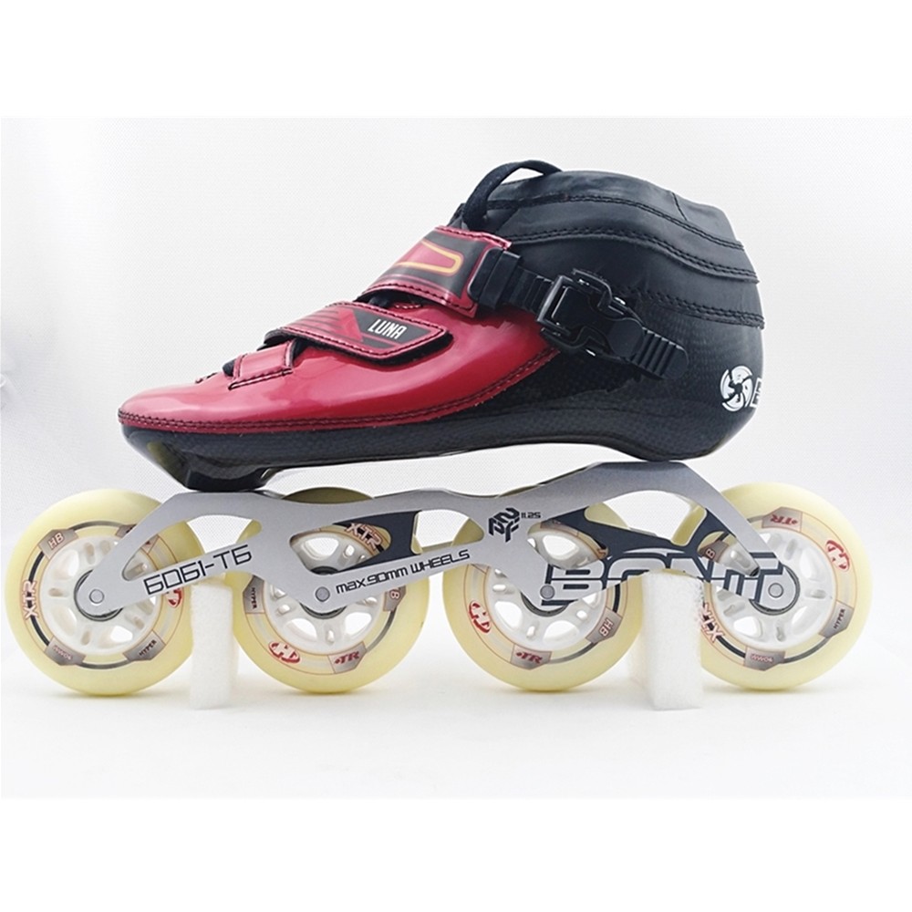 Bont Inline Skate Luna 2PT 195mm  Red Black Package speed skate inline skate