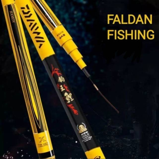 Joran Tegek Daiwa Hamon Gold Bahan Carbon