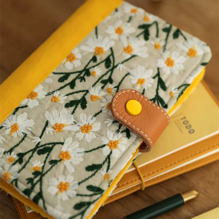 

A6 Soft Cotton Cover Daily Weekly Planner Notebook Cute Loose-leaf Binder 6 Hole Notebook Journal Diary Agenda School Stationery