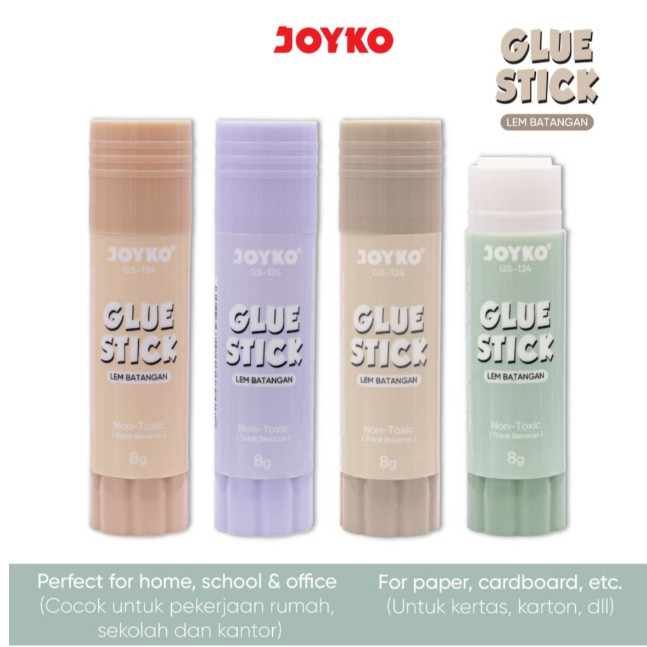 

( DAPAT 1 PCS ) GLUE STICK JOYKO GS-124 / Lem Batang Stick Stik Joyko 8gr GS-124 Morandi