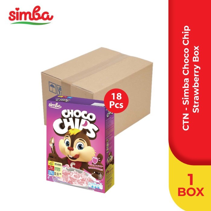 

cw CTN - Simba Choco Chips Strawberry Box 150gr