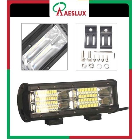 Lampu Sorot 3 row 144W Offroad lampu led mobil
