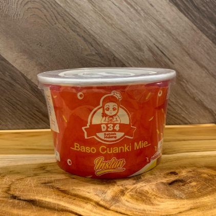 

D34 Cuanki Instant Pedas Cup Besar