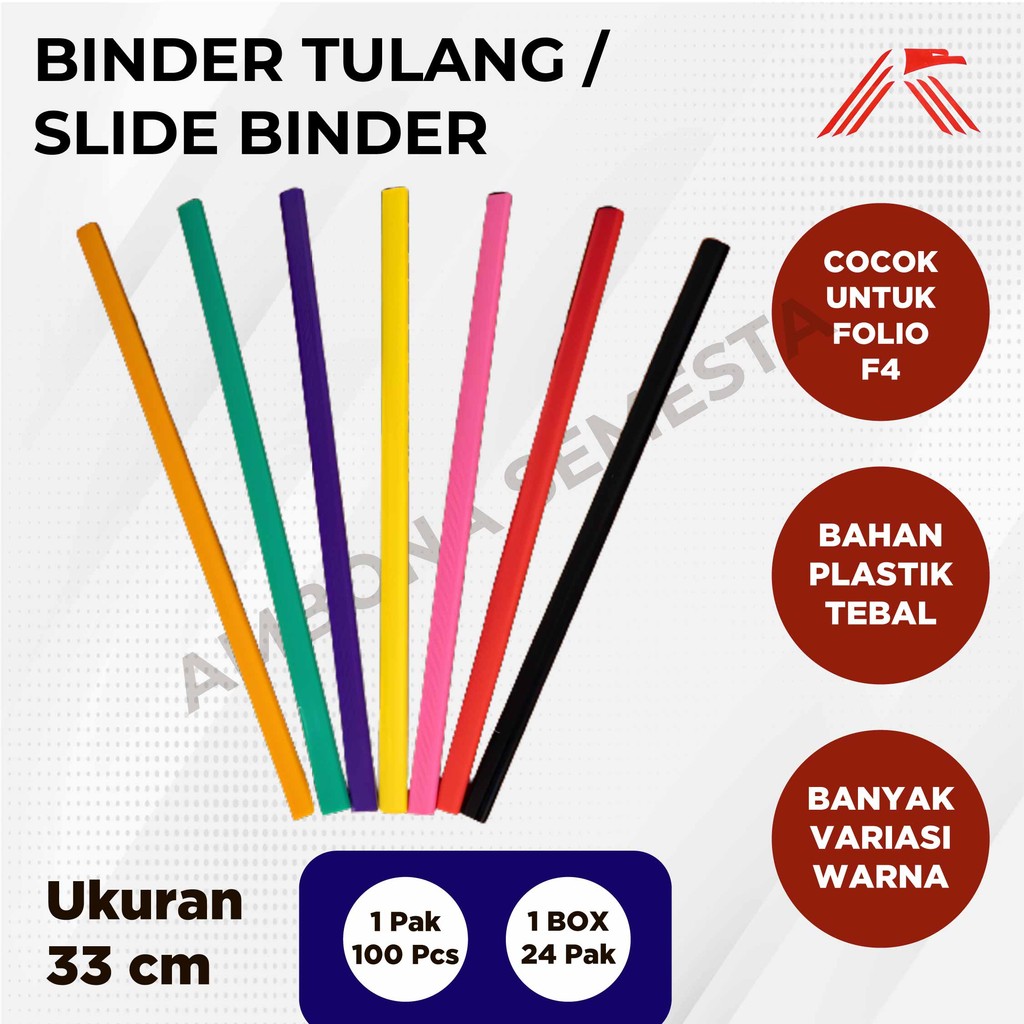 

Binder Tulang / Tulang Jilid / Slide Binder MicroStar