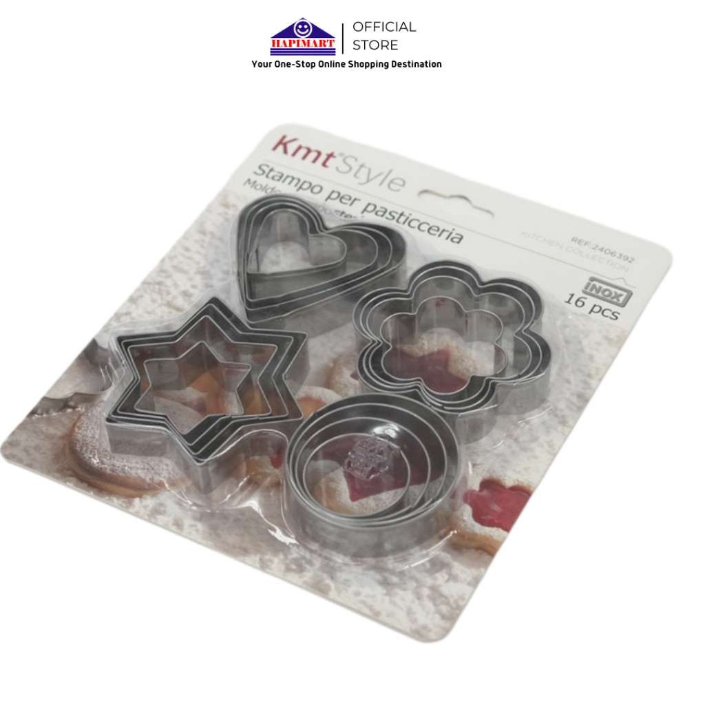 Cetakan Kue Kering/Cetakan Kue Kering Berbagai Motif/Cookies Cutter Set Isi 16 Pcs/Cookies Cutter St