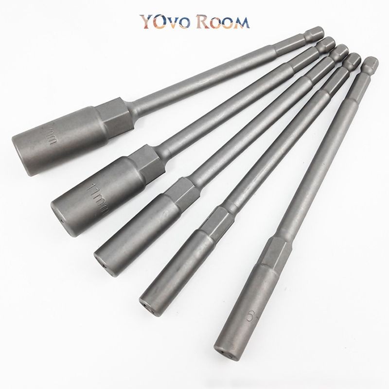 150mm Adapter Soket Kunci Pas Extension Hex / Satuan Ekstensi Sambungan Mata Obeng Hex / Adaptor Soc