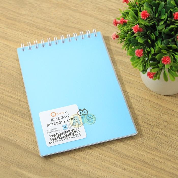 

TERLARIS! Buku Tulis/Note book Spiral Up Pastel Orenji - Abu-Abu, A7