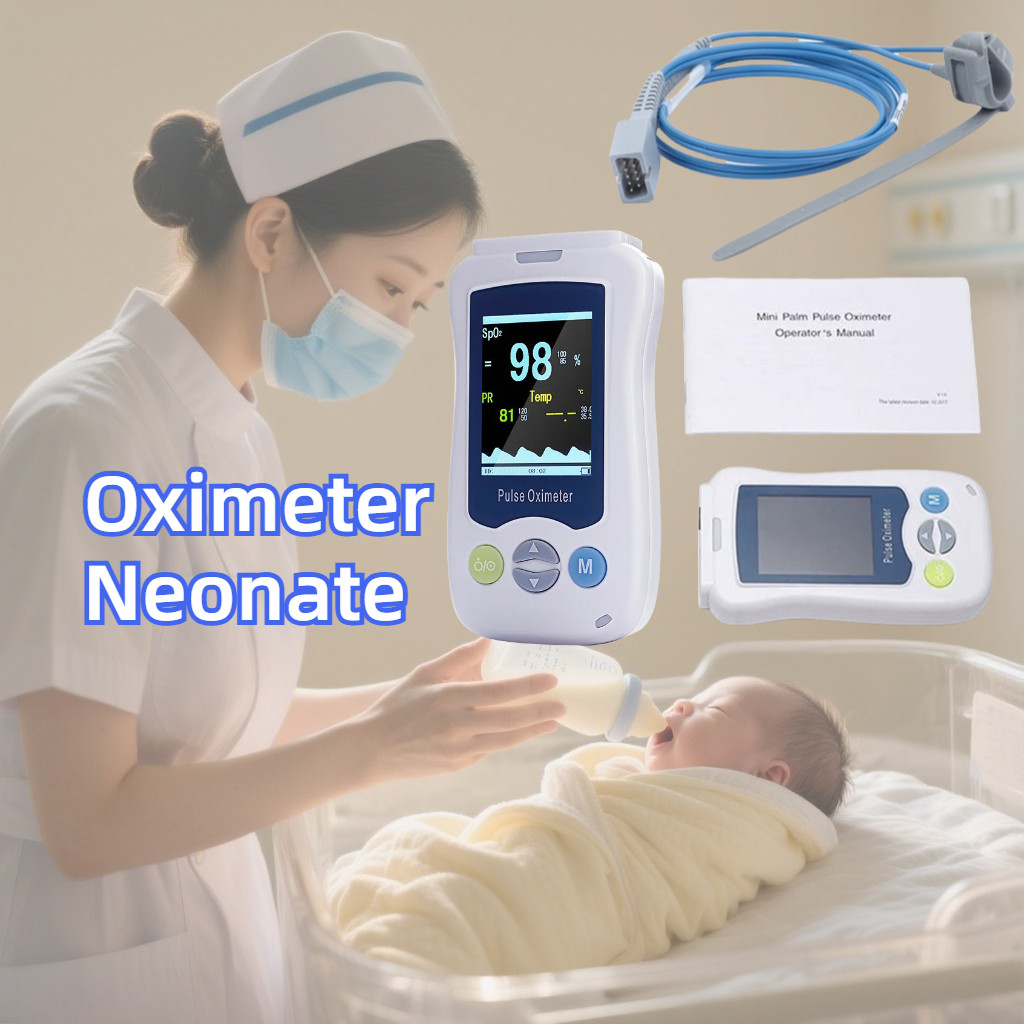 Probe Oximeter Neonate Newborn Handheld SPO2 Bayi Digital untuk Pemantauan Kesehatan